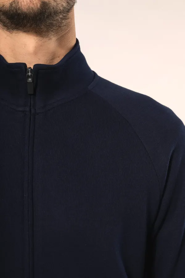 Veste zippée homme porté — vue 3