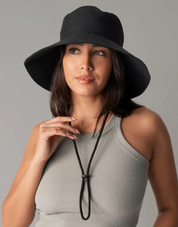 Wide Brim Sun Hat porté — vue 3