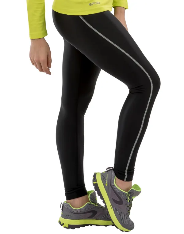 Women's Bodyfit Base Layer Leggings porté — vue 3
