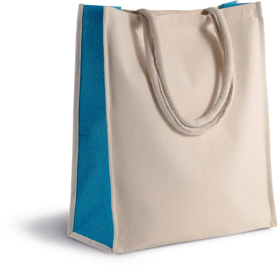 Sac cabas en coton / jute - 23 L — Kimood personnalisable