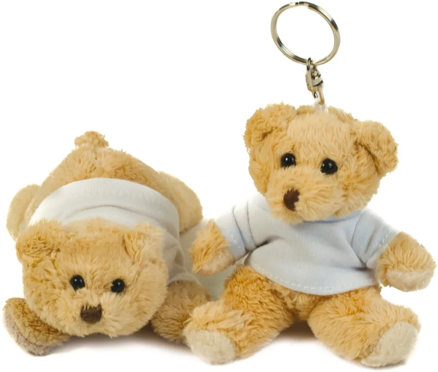 Porte-clé peluche ours Binx — Mumbles personnalisable