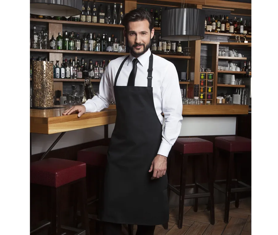 Tablier à bavette avec boucle — Karlowsky personnalisable