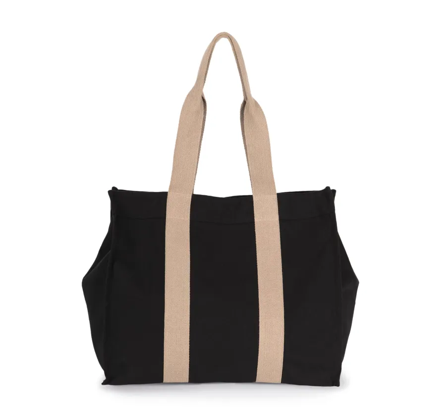 Grand sac shopping à soufflet recyclé — Kimood personnalisable