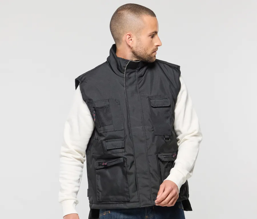 Bodywarmer multi-poches doublé polaire — Pen Duick personnalisable