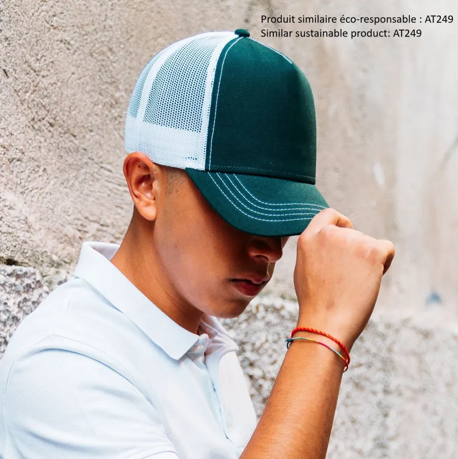 Casquette Rapper en coton canvas — Atlantis Headwear personnalisable