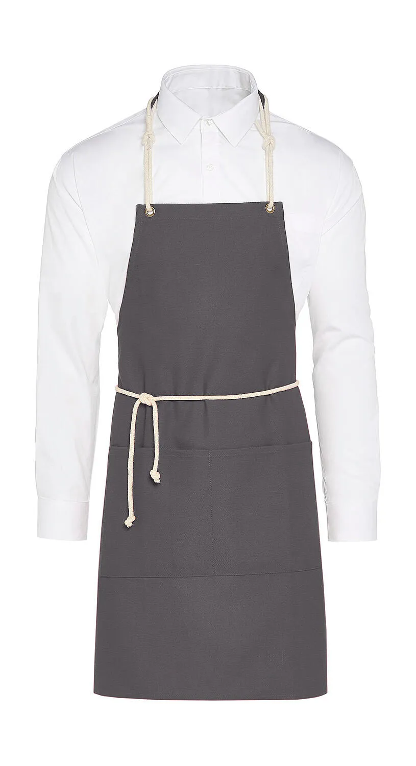 CORSICA - Cord Bib Apron with Pocket — SG Accessories - BISTRO personnalisable