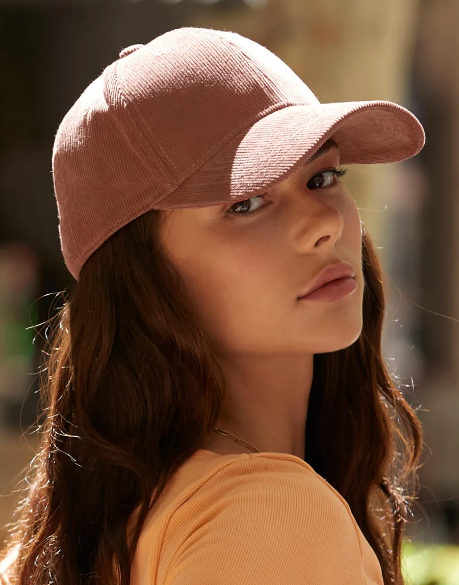 EarthAware® Organic Cord Baseball Cap — Beechfield personnalisable