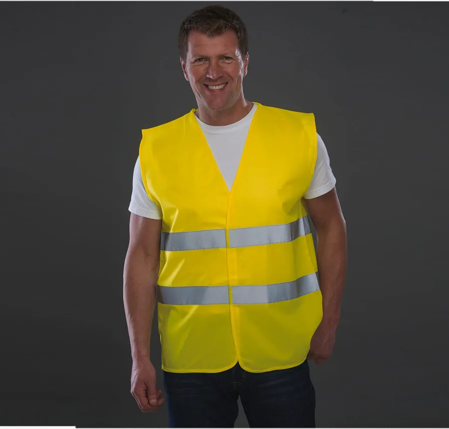 Gilet à 2 bandes haute visibilité — Yoko personnalisable