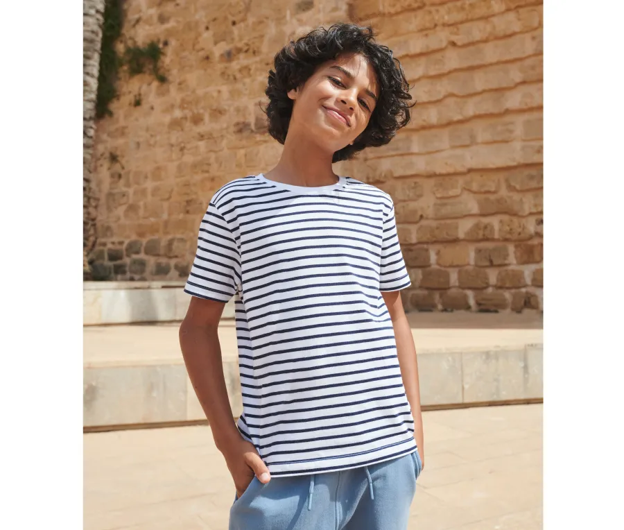 T-shirt rayé enfant — SF Clothing personnalisable