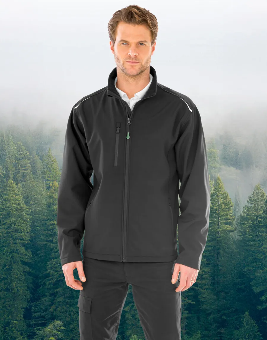 Veste softshell recyclée — Result personnalisable