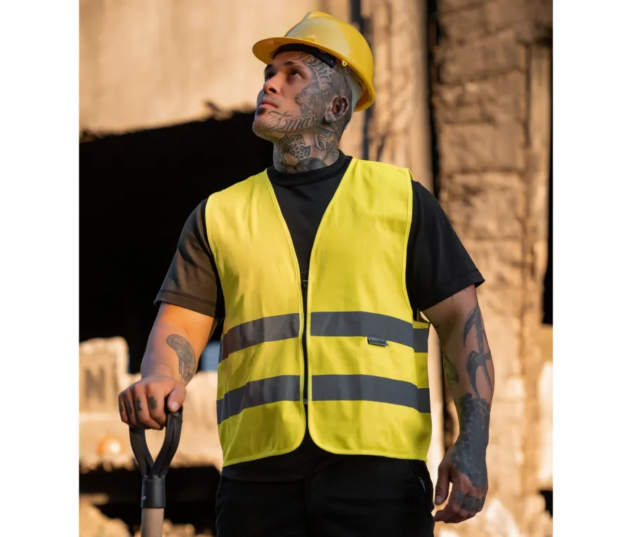 SAFETY VEST WITH ZIPPER "COLOGNE" — Korntex personnalisable