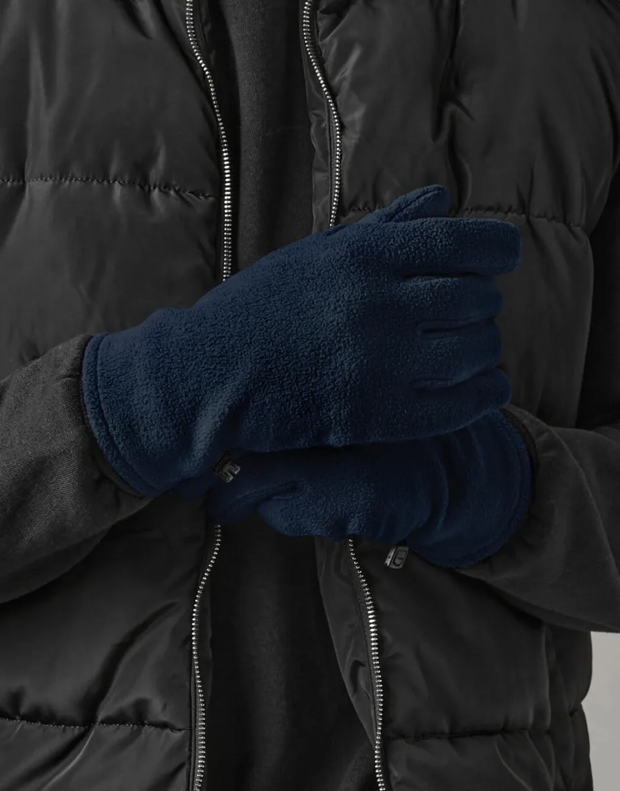 Recycled Fleece Gloves — Beechfield personnalisable