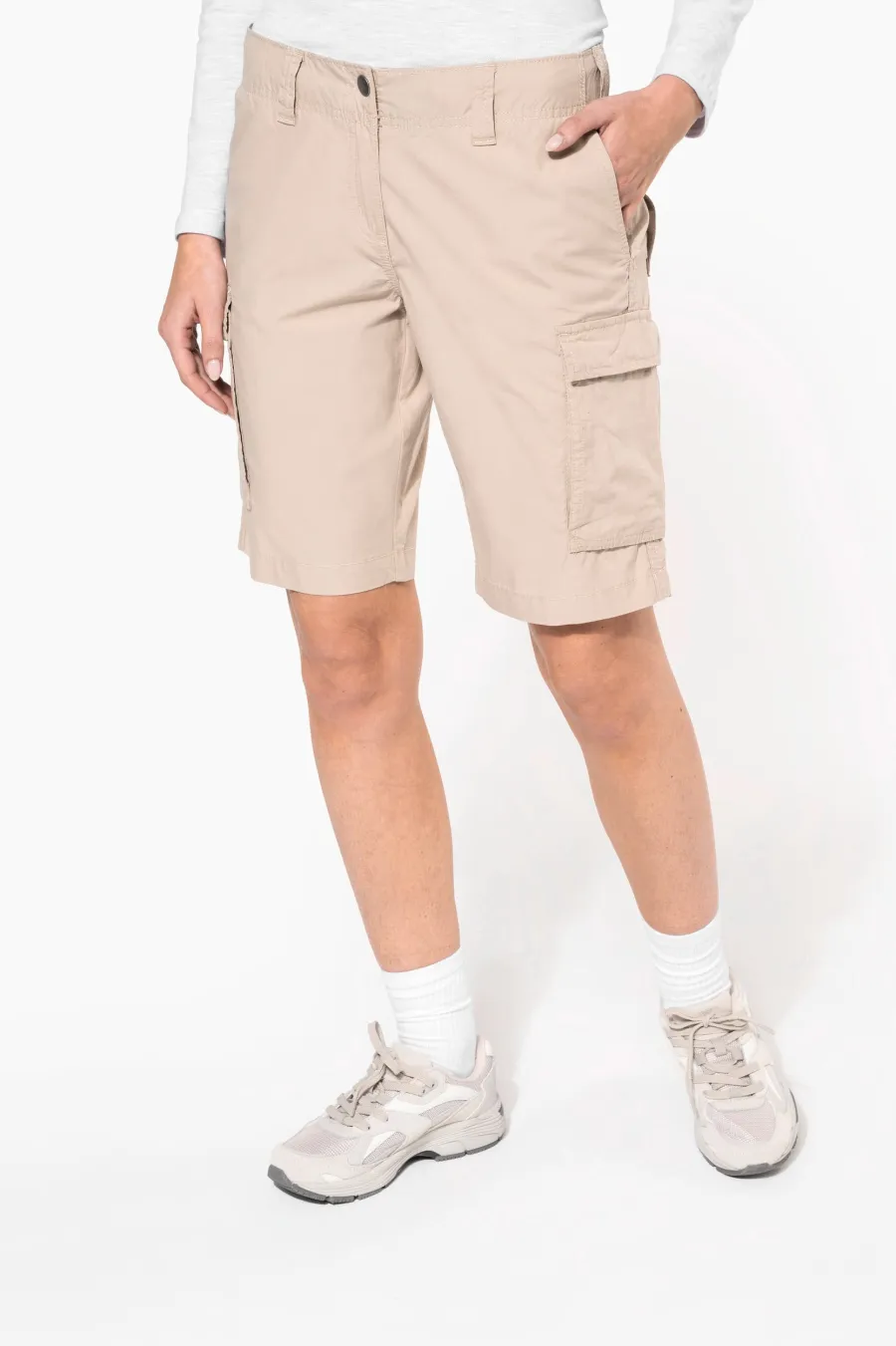 Bermuda léger multipoches femme — Kariban personnalisable