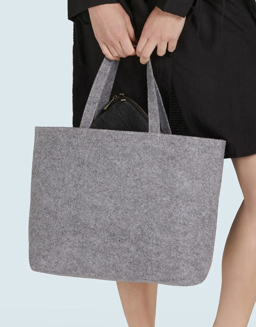 Large Felt Shopper — SG Accessories - BAGS personnalisable