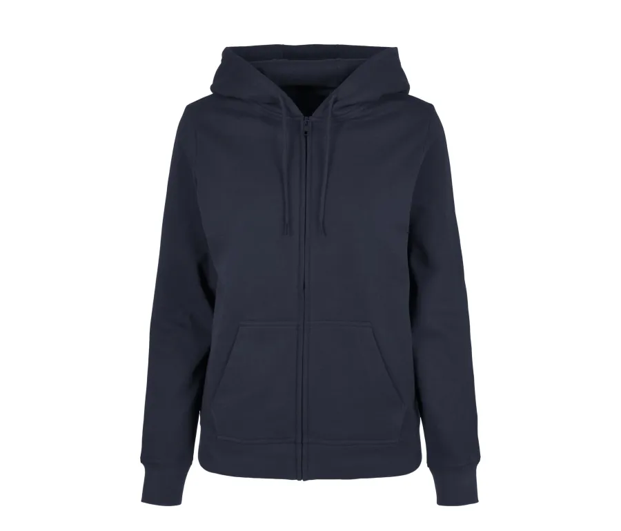 Sweat capuche zippé femme — Build Your Brand personnalisable
