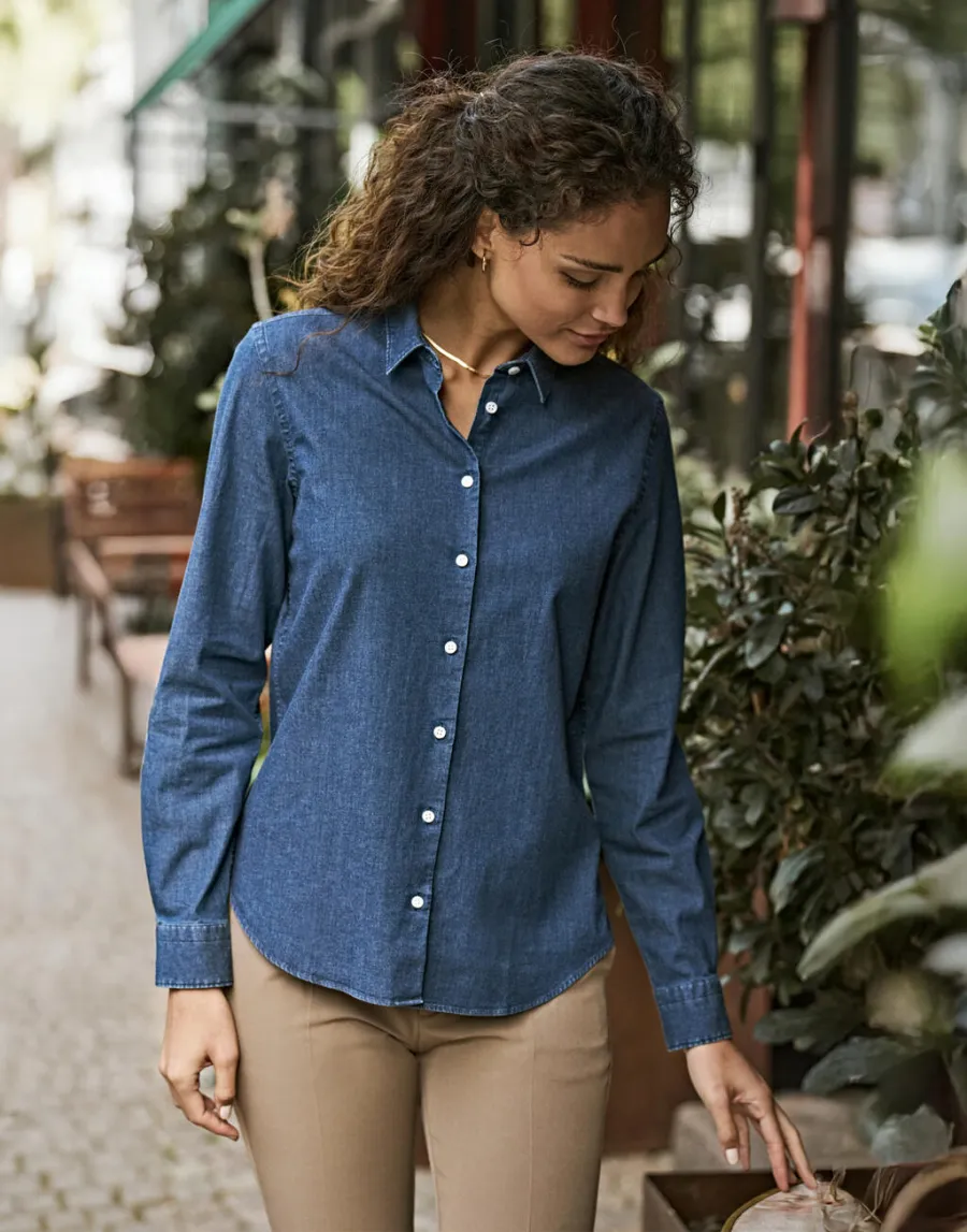 Women's Denim Shirt — Tee Jays personnalisable