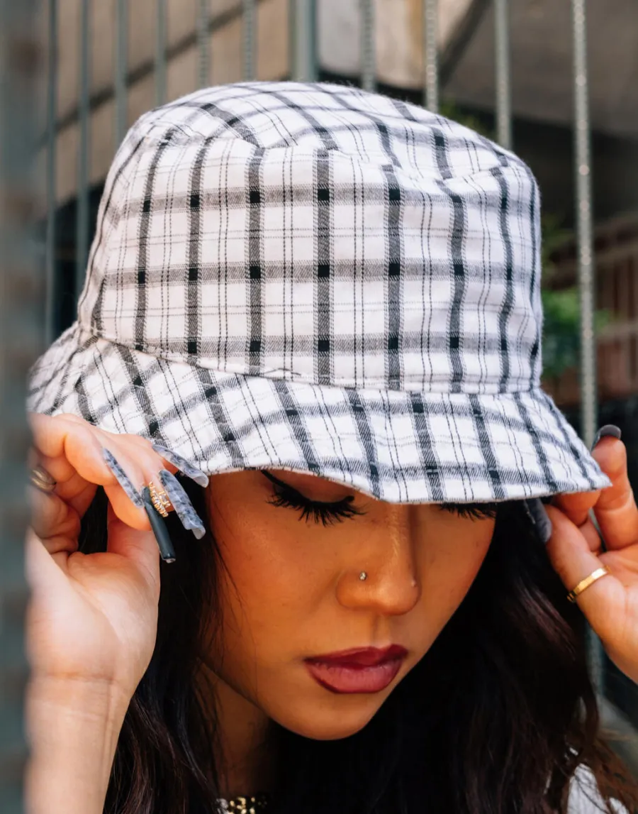 Check Bucket Hat — Flexfit personnalisable