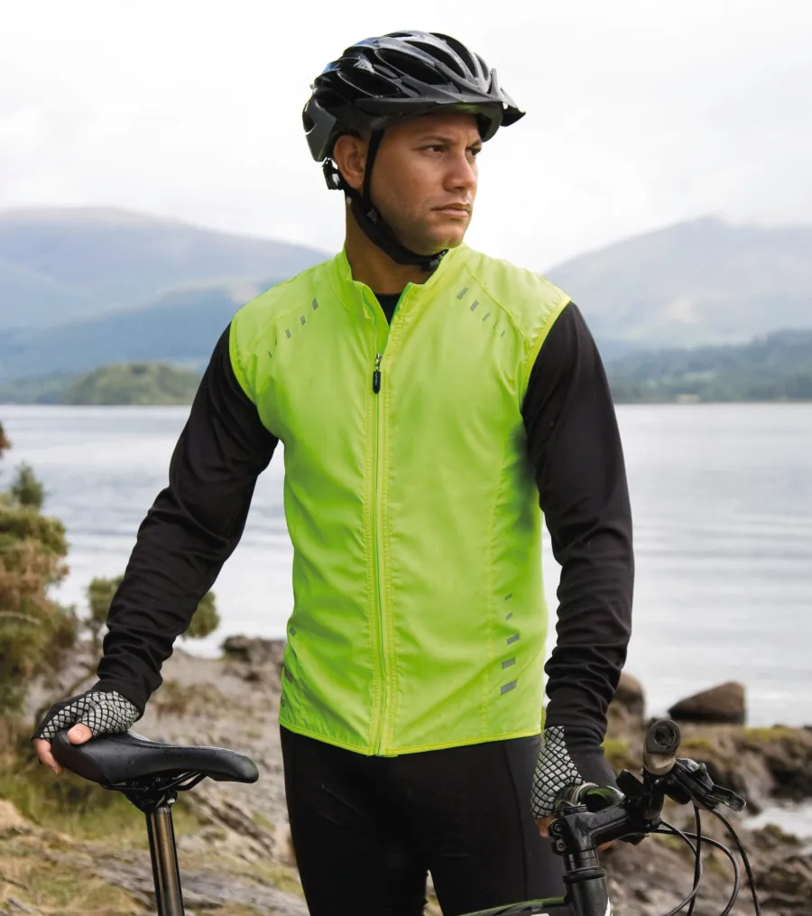 Gilet de cyclisme Crosslite — Spiro personnalisable