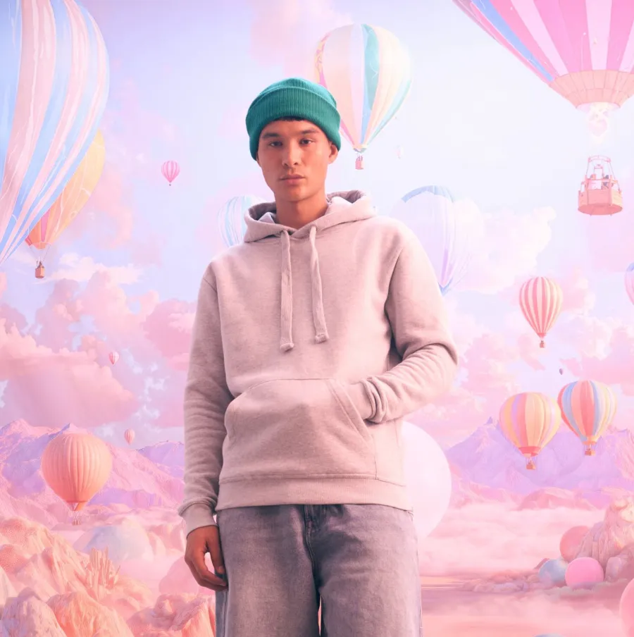 Sweat à capuche lourd Graduate — Just Hoods personnalisable