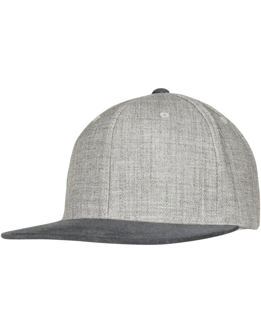 Melange Velour Snapback — Flexfit personnalisable
