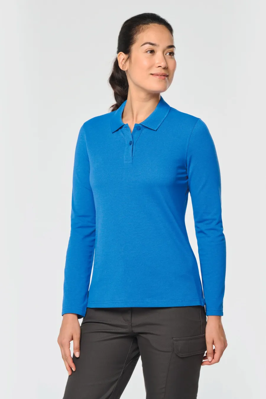 Polo manches longues femme (WK277) — WK. Designed To Work personnalisable