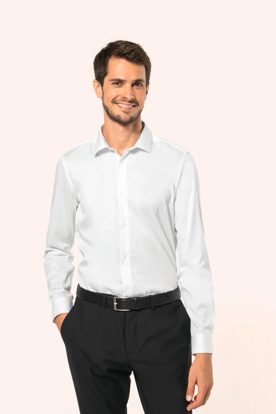 Chemise twill manches longues homme — Kariban Premium personnalisable