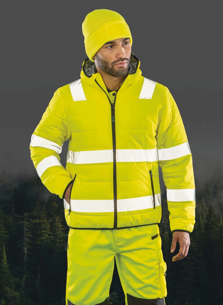 Veste de sécurité recyclée ripstop padded — Result personnalisable