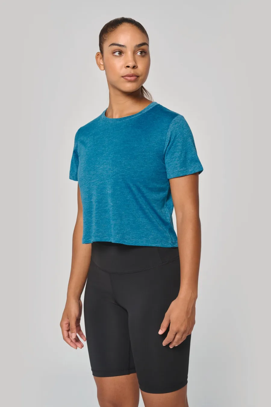 Crop top triblend femme — PROACT personnalisable