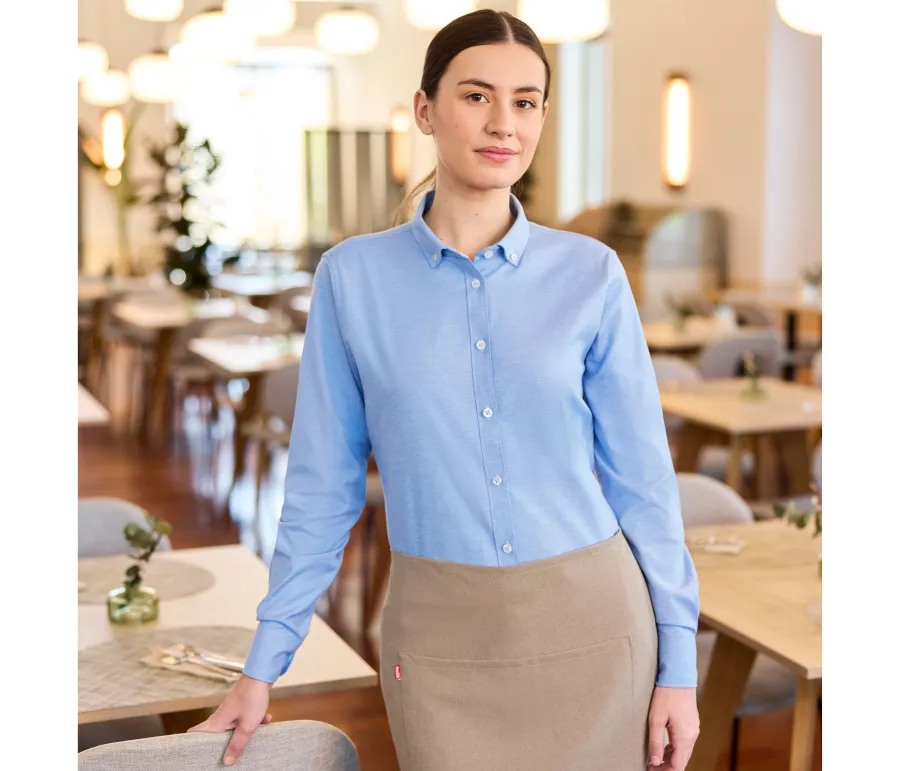 CHEMISE OXFORD STRETCH FEMME — Velilla personnalisable