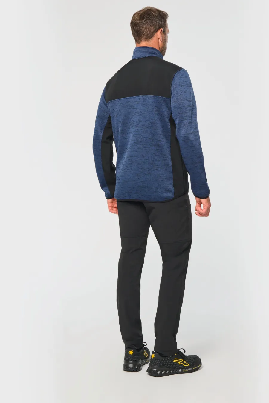 Veste recyclée en polytricot homme — WK. Designed To Work personnalisable