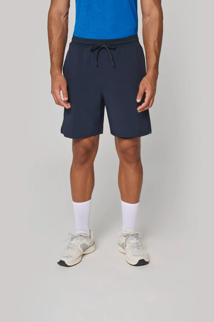 Short écoresponsable 2 en 1 avec sous short intégré homme — PROACT personnalisable