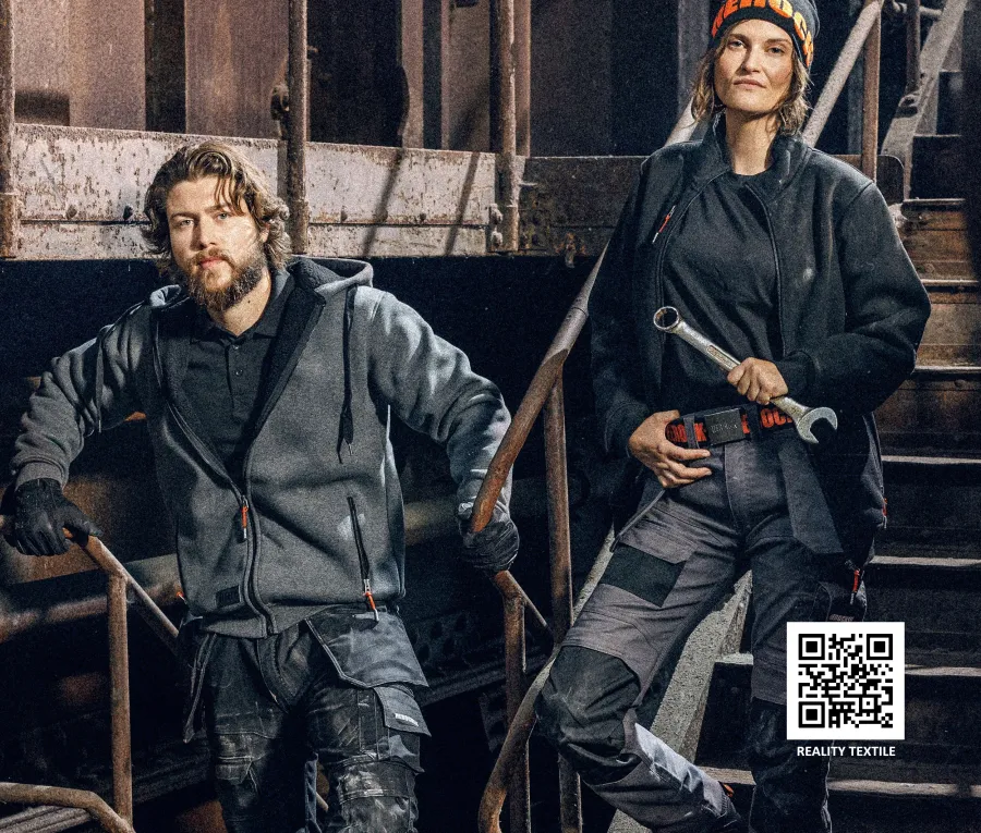 Sweat zippé à capuche déperlant — Herock personnalisable