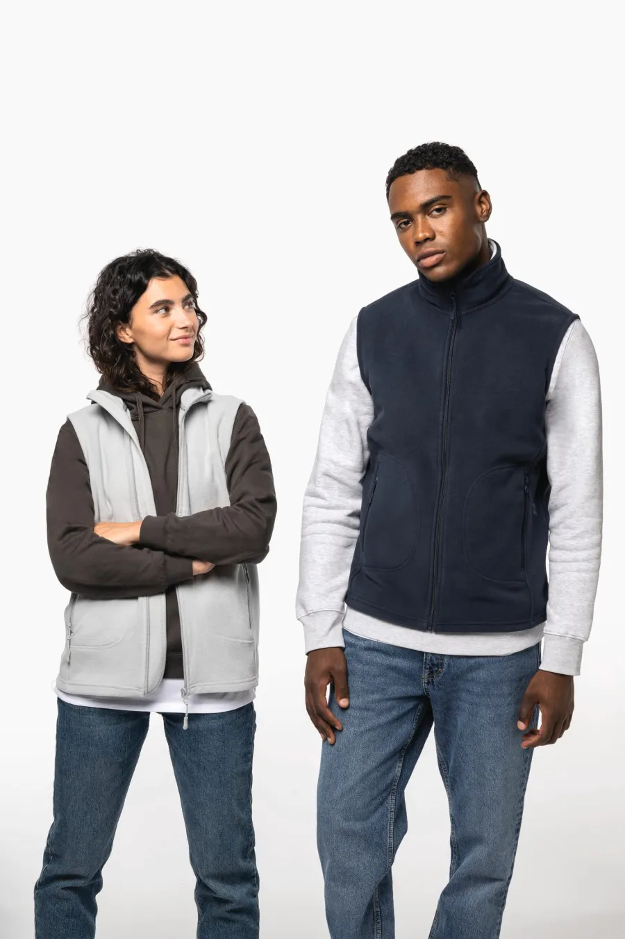 Bodywarmer micropolaire écoresponsable unisexe — Kariban personnalisable