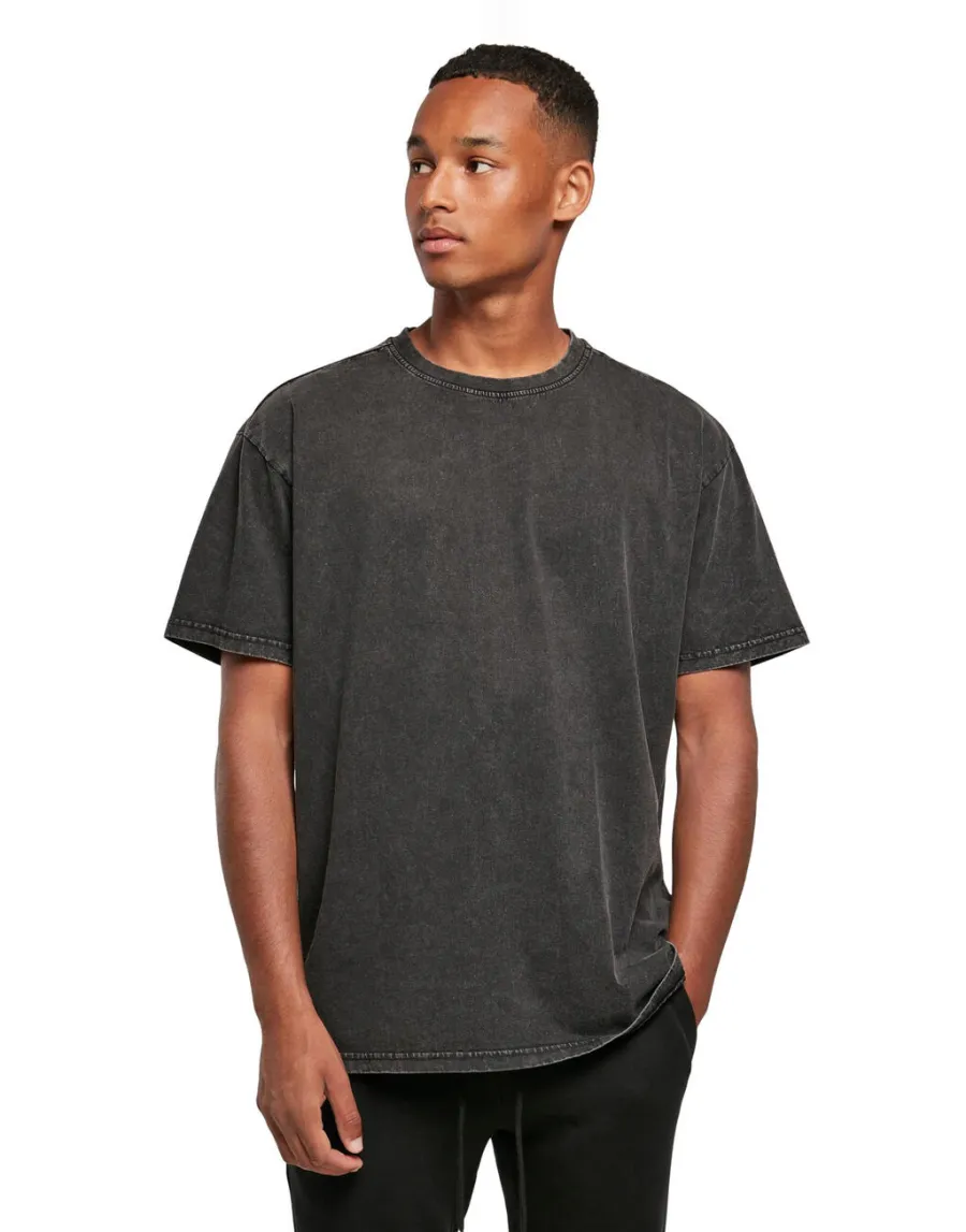Acid Washed Heavy Oversize Tee — Build Your Brand personnalisable