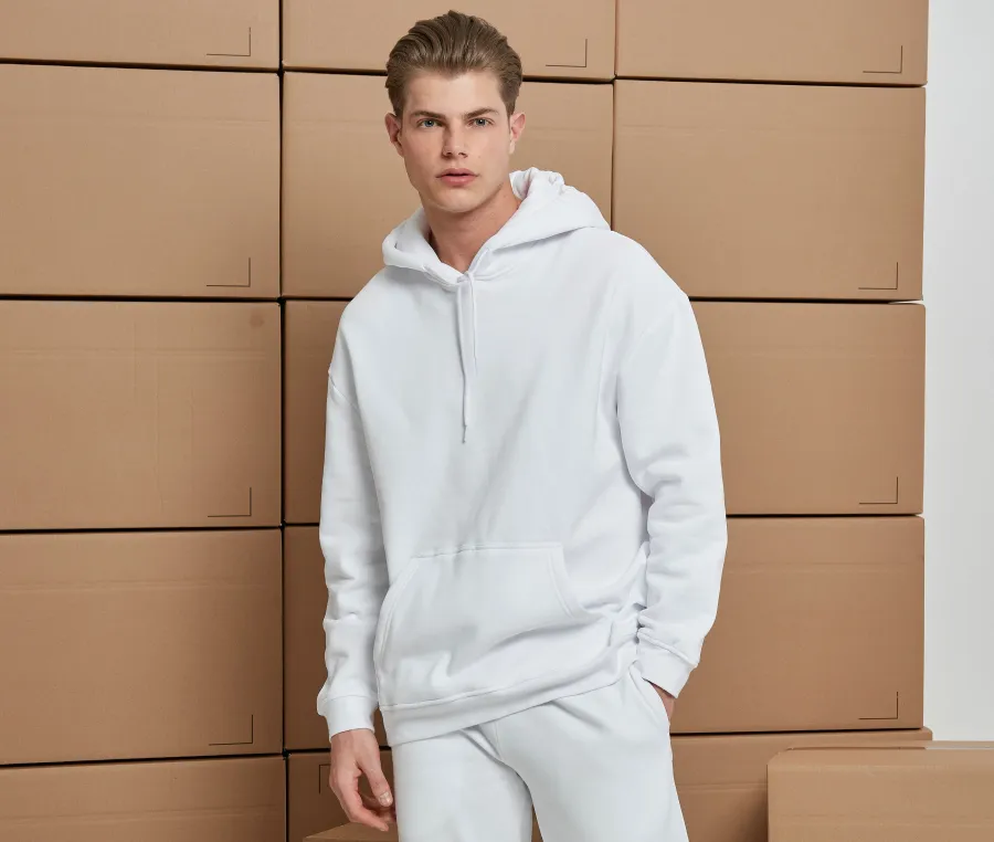 BASIC OVERSIZE HOODY — Build Your Brand personnalisable