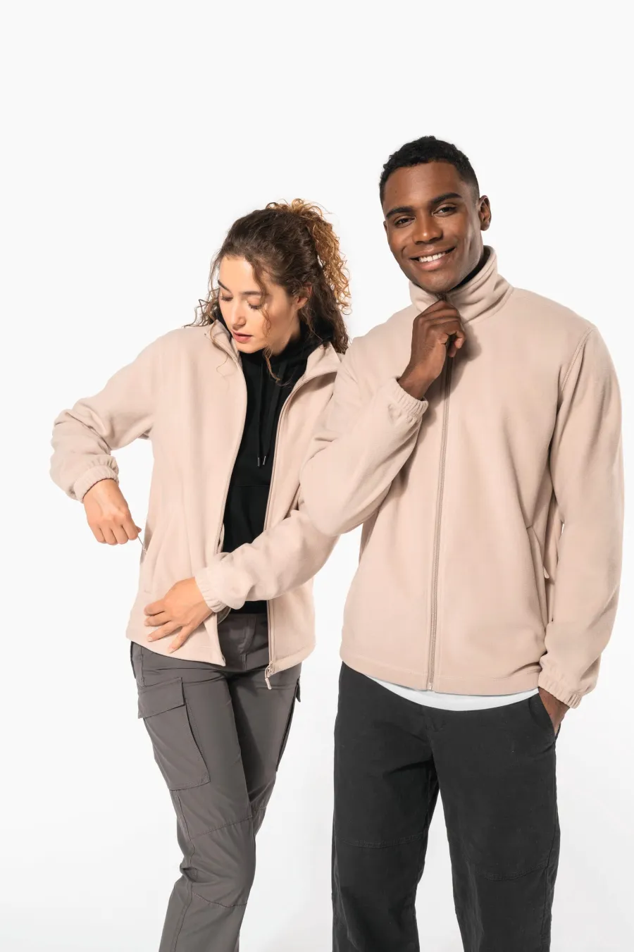 Veste polaire ajustable à poignets élastiqués — Kariban personnalisable