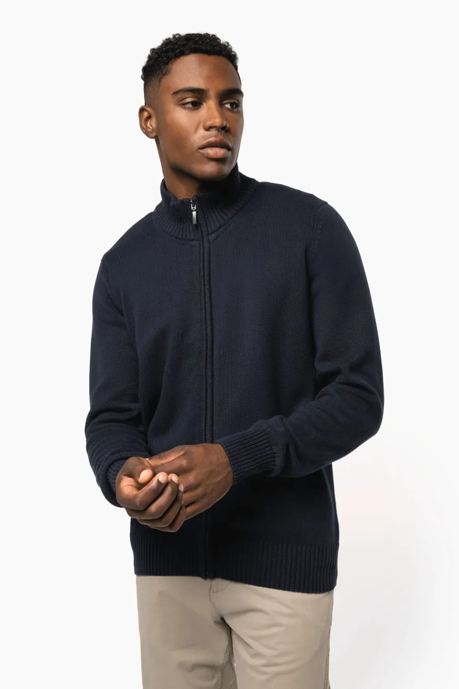Cardigan zippé — Kariban personnalisable