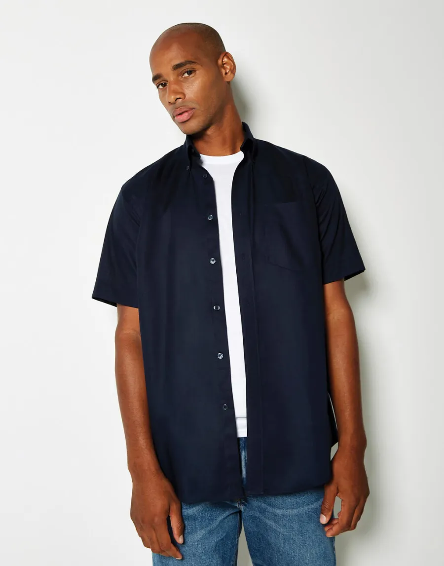Classic Fit Workwear Oxford Shirt SSL — Kustom Kit personnalisable