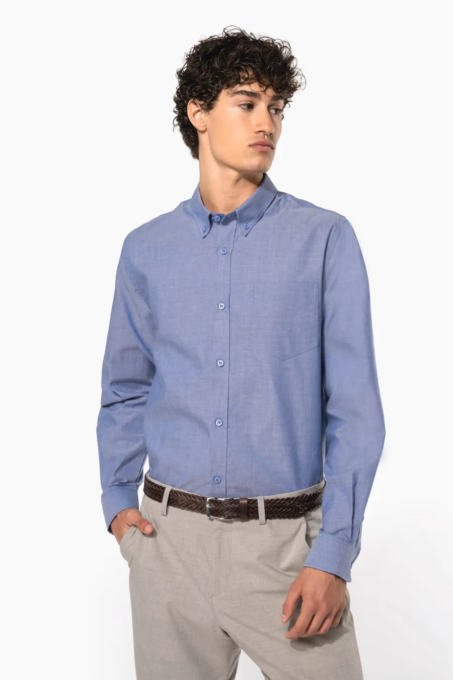 Chemise Oxford manches longues — Kariban personnalisable