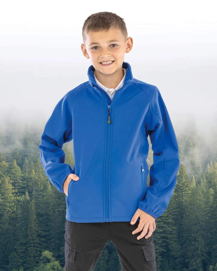 Veste softshell recyclée 2 couches enfant — Result personnalisable