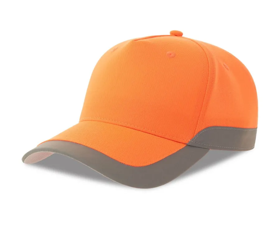 Casquette 5 pans visibilité augmentée — Atlantis Headwear personnalisable