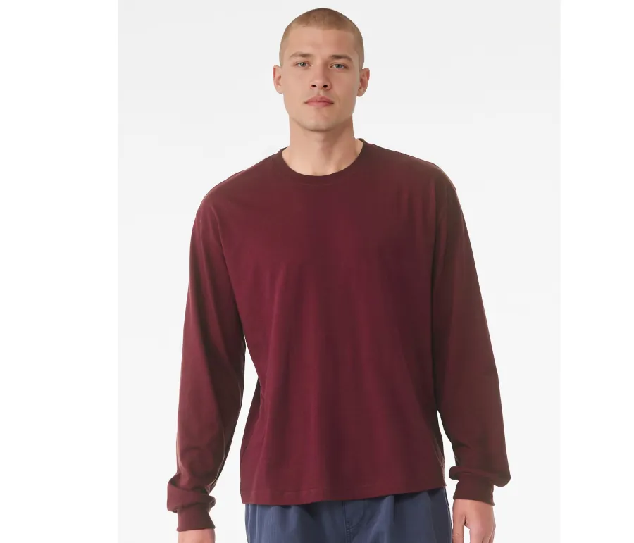 UNISEX HEAVY BOXY LONG SLEEVE TEE — Bella+Canvas personnalisable