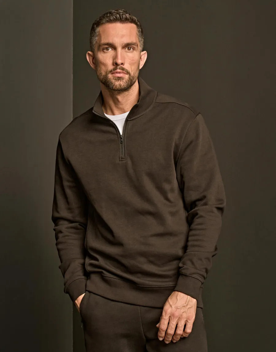 Ribbed Interlock Half Zip — Tee Jays personnalisable