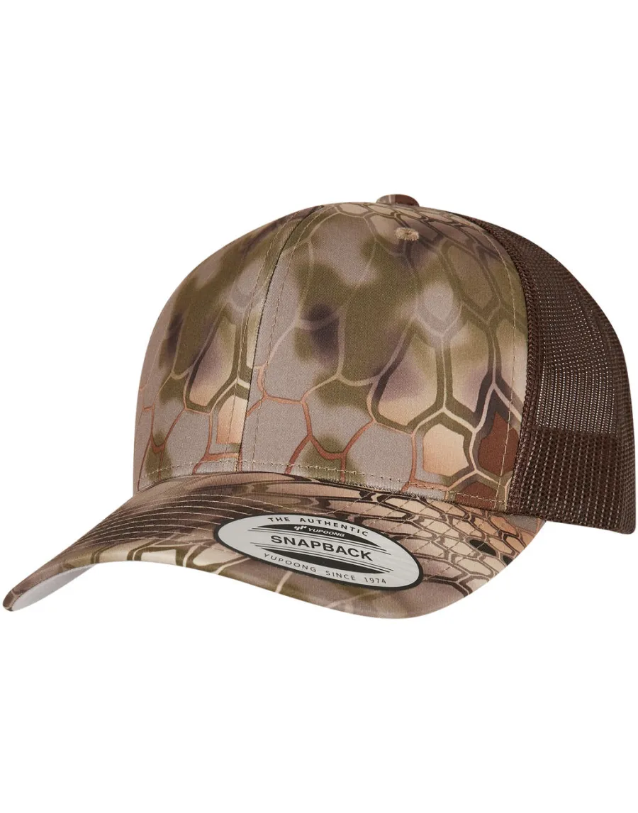 Classics® Kryptek® RetroTrucker Cap — Flexfit personnalisable