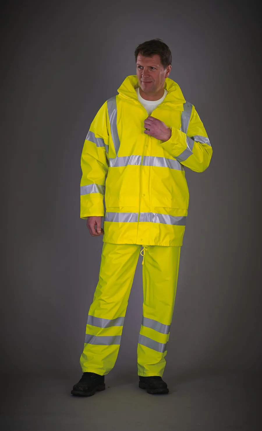 Veste de pluie respirante Hi-Vis Soft Flex — Yoko personnalisable