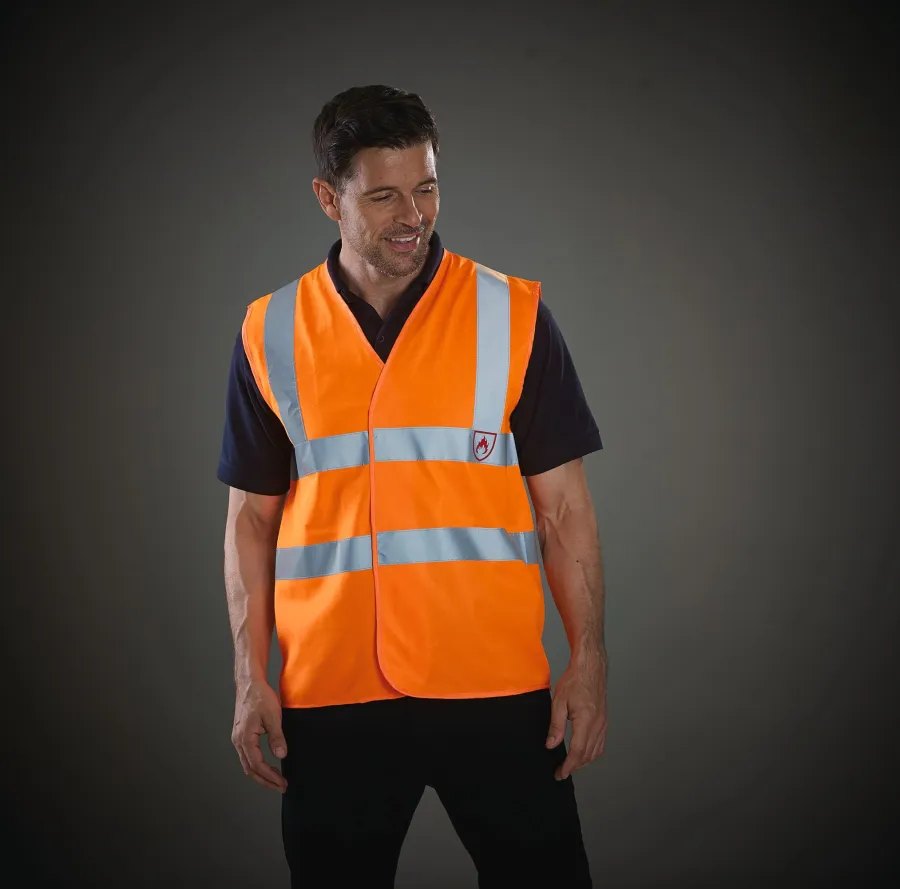 Gilet haute visibilité & LSF (chaleur et flamme) — Yoko personnalisable