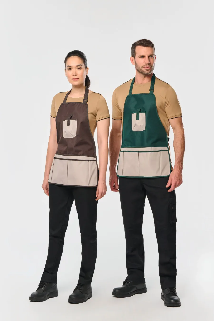 Tablier de jardinier imperméable écoresponsable unisexe — WK. Designed To Work personnalisable
