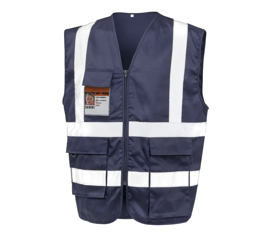 HEAVY DUTY POLYCOTTON SECURITY VEST — Result personnalisable