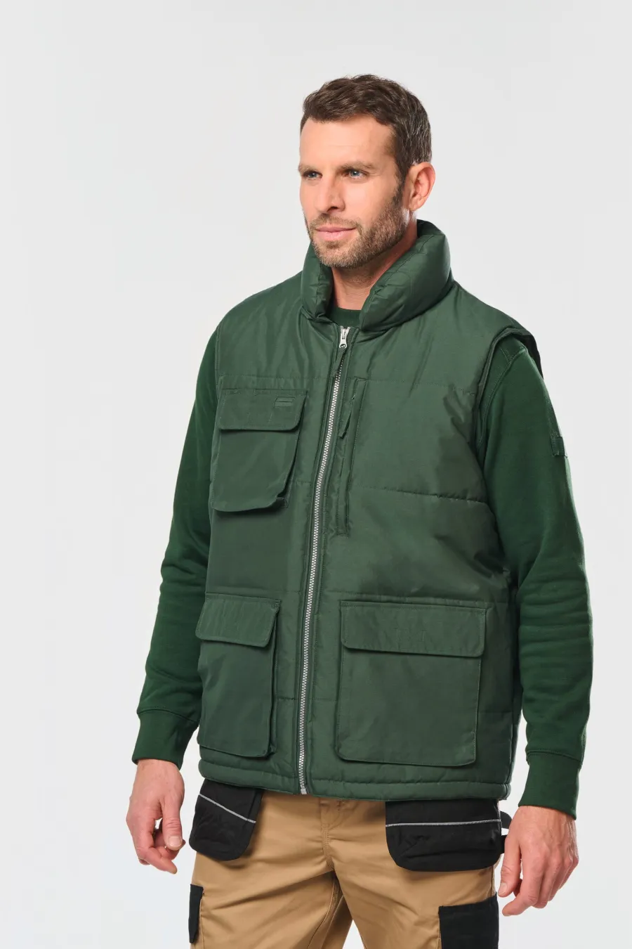 Bodywarmer matelassé homme (WK615) — WK. Designed To Work personnalisable