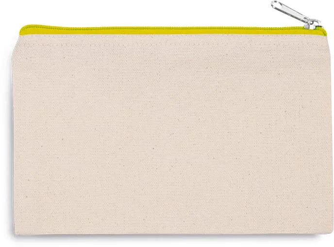 Pochette en coton canvas - petit modèle — Kimood personnalisable